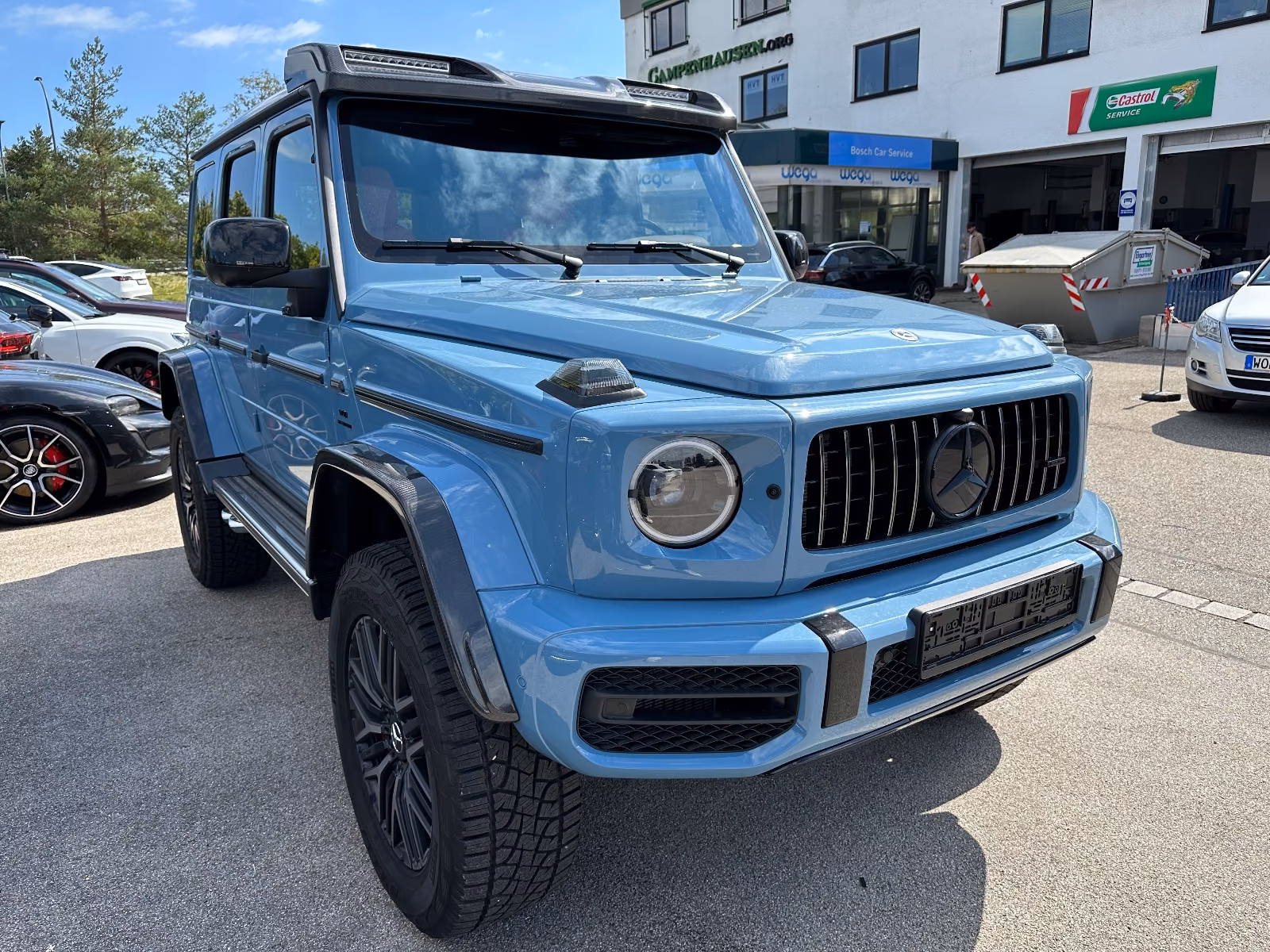 Mercedes-Benz G 63 AMG 4x4/Vintage Blue/Classic Red/Carbon... – 6