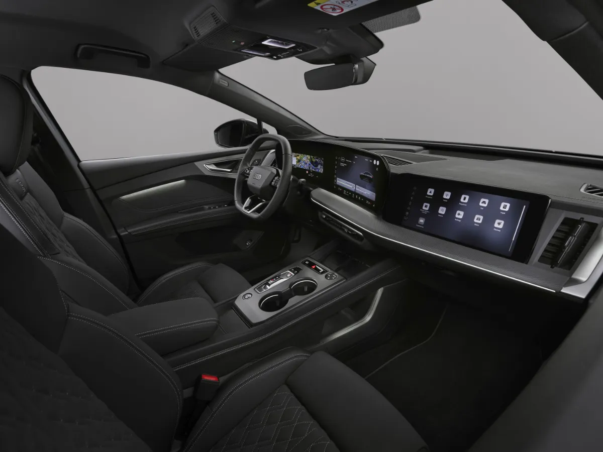 Interiér a sedadla Audi Q4 Sportback e-tron