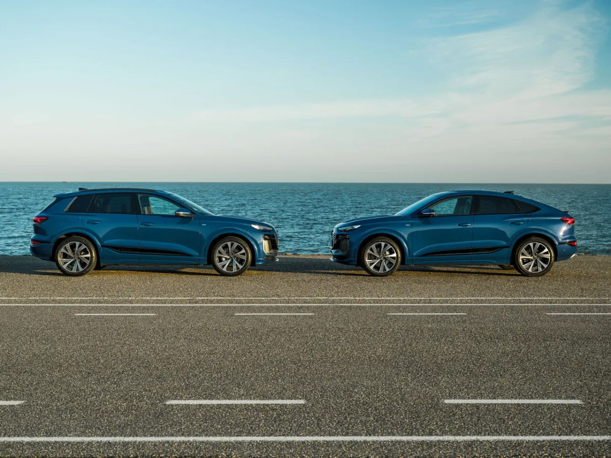 Audi Q6 Sportback e-tron am Strand