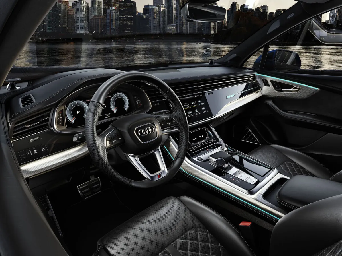 Audi Q7 středová konzole