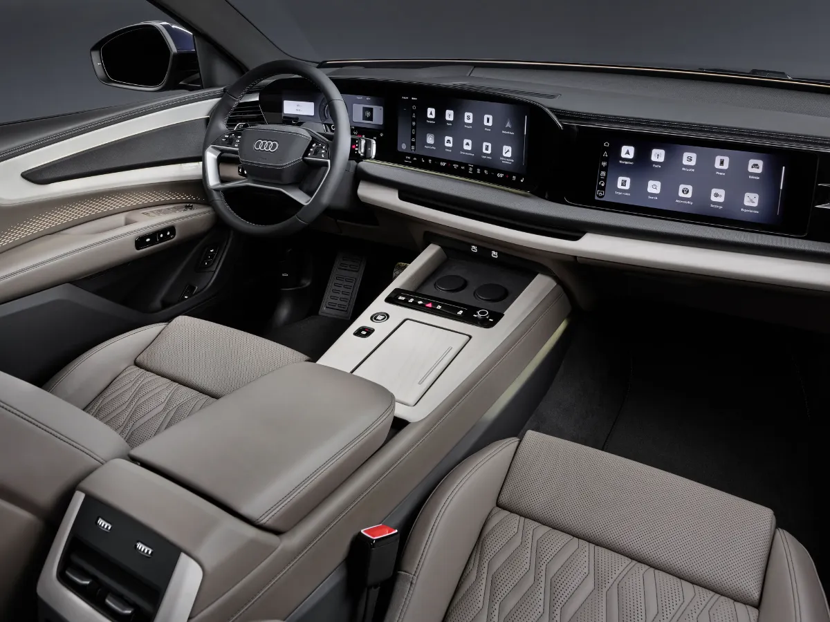 Audi Q9 detail prostoru řidiče