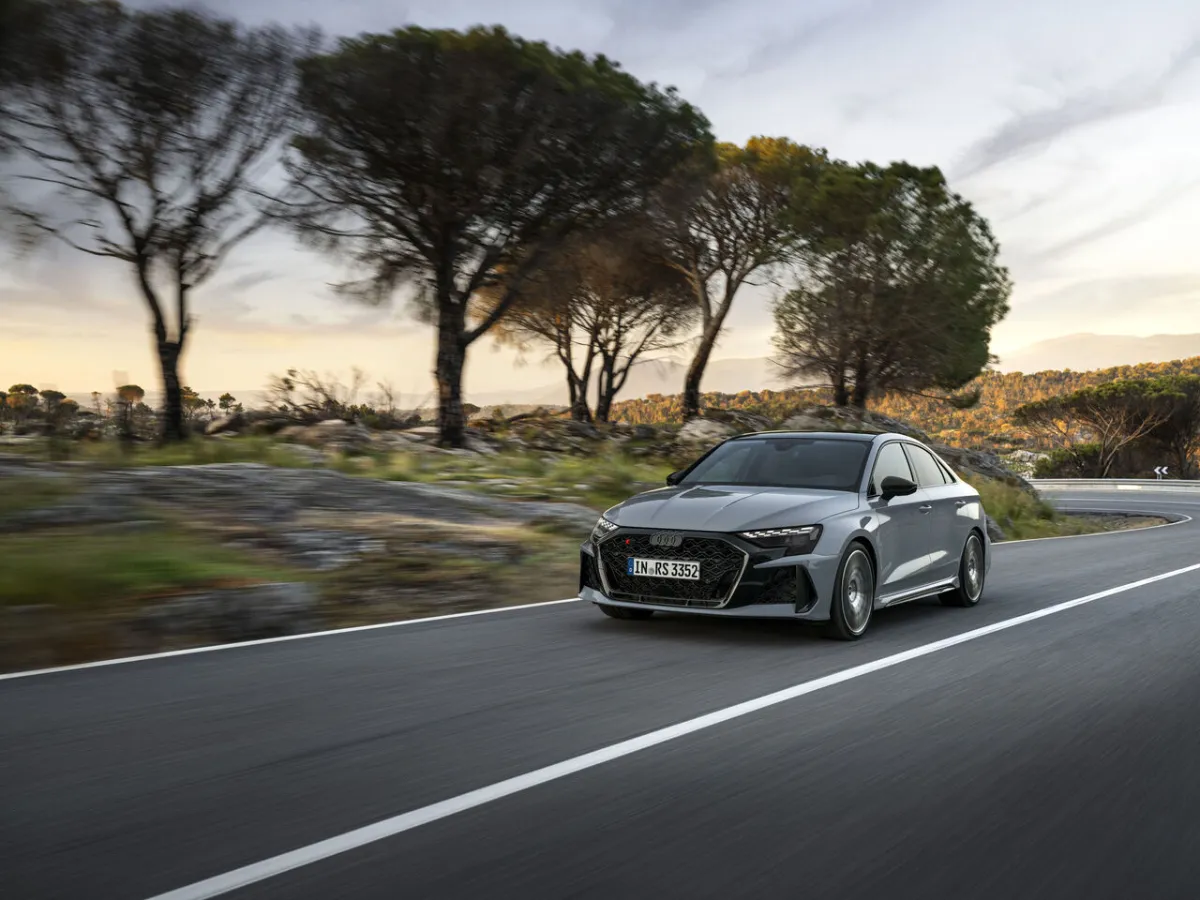 Audi RS 3 Limousine za jízdy