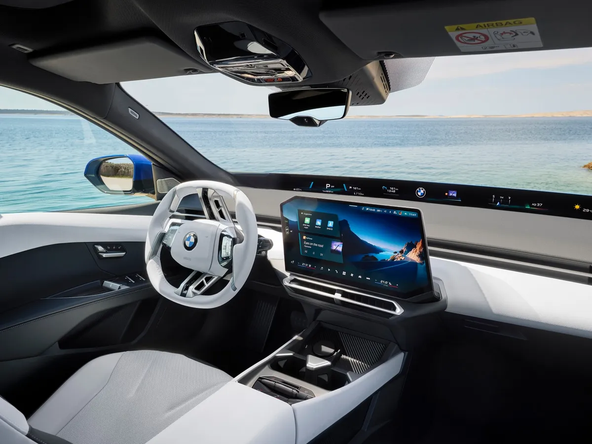 Interiér BMW i3, přístrojová deska
