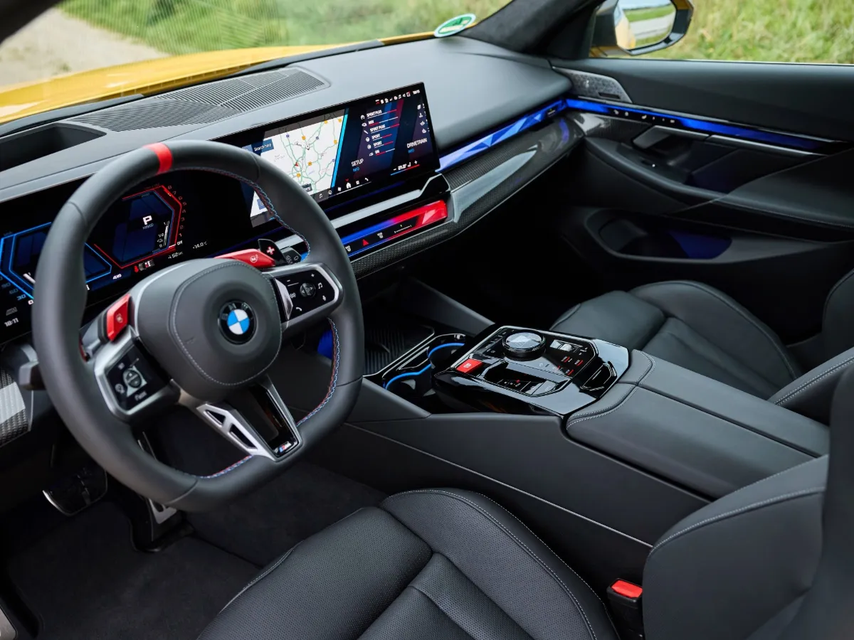 BMW M5 interior