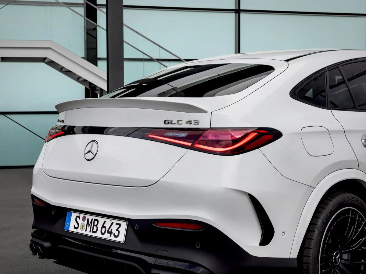 Mercedes-AMG GLC Coupé von hinten