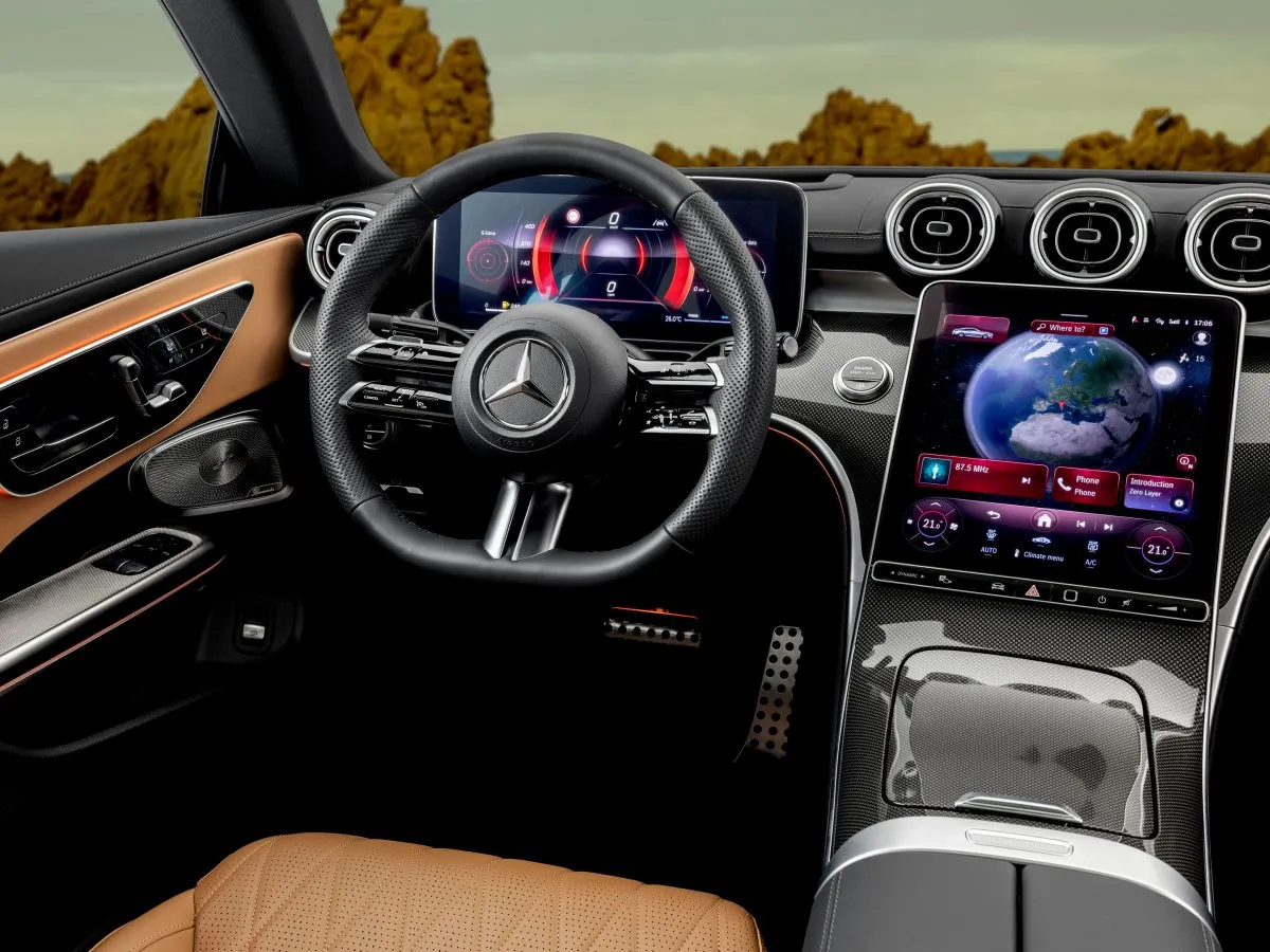 Kabina a sedadla vozu Mercedes-Benz CLE Coupé