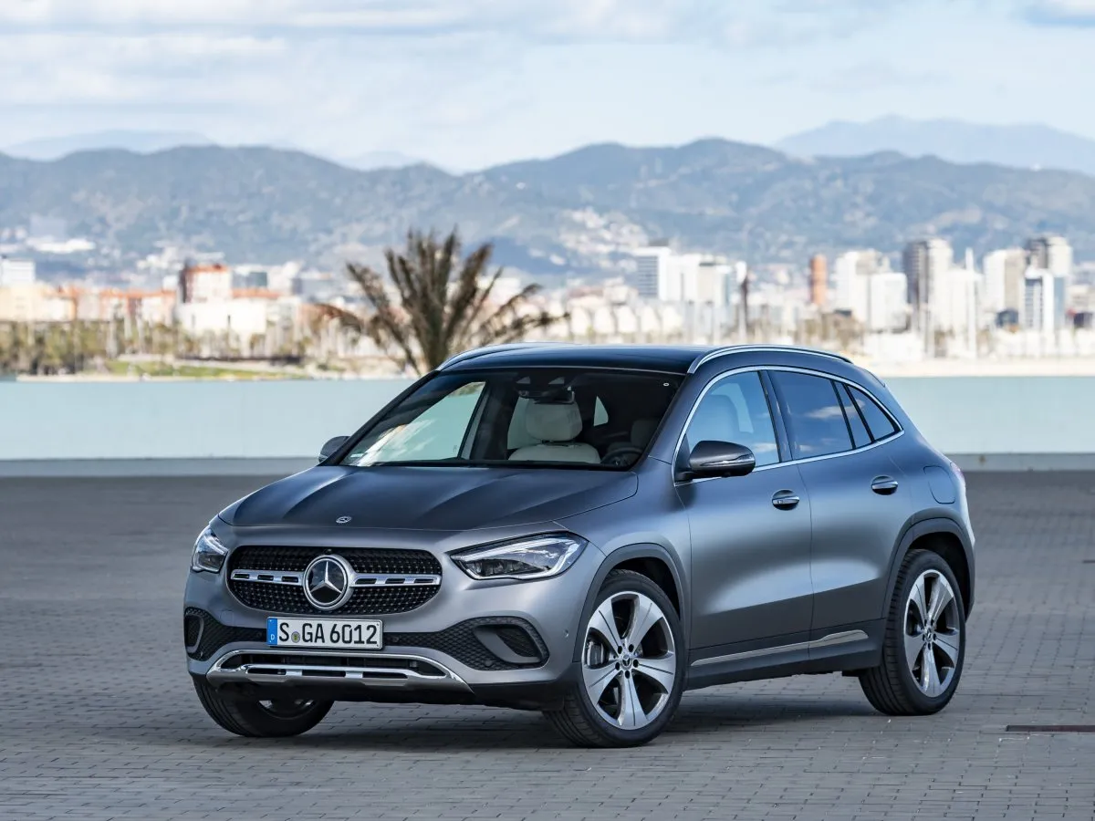 Mercedes-Benz GLA rental — a compact premium SUV on long-term rental