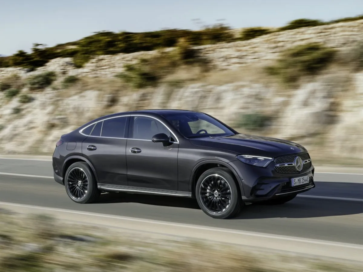 Mercedes-Benz GLC Coupé on the move