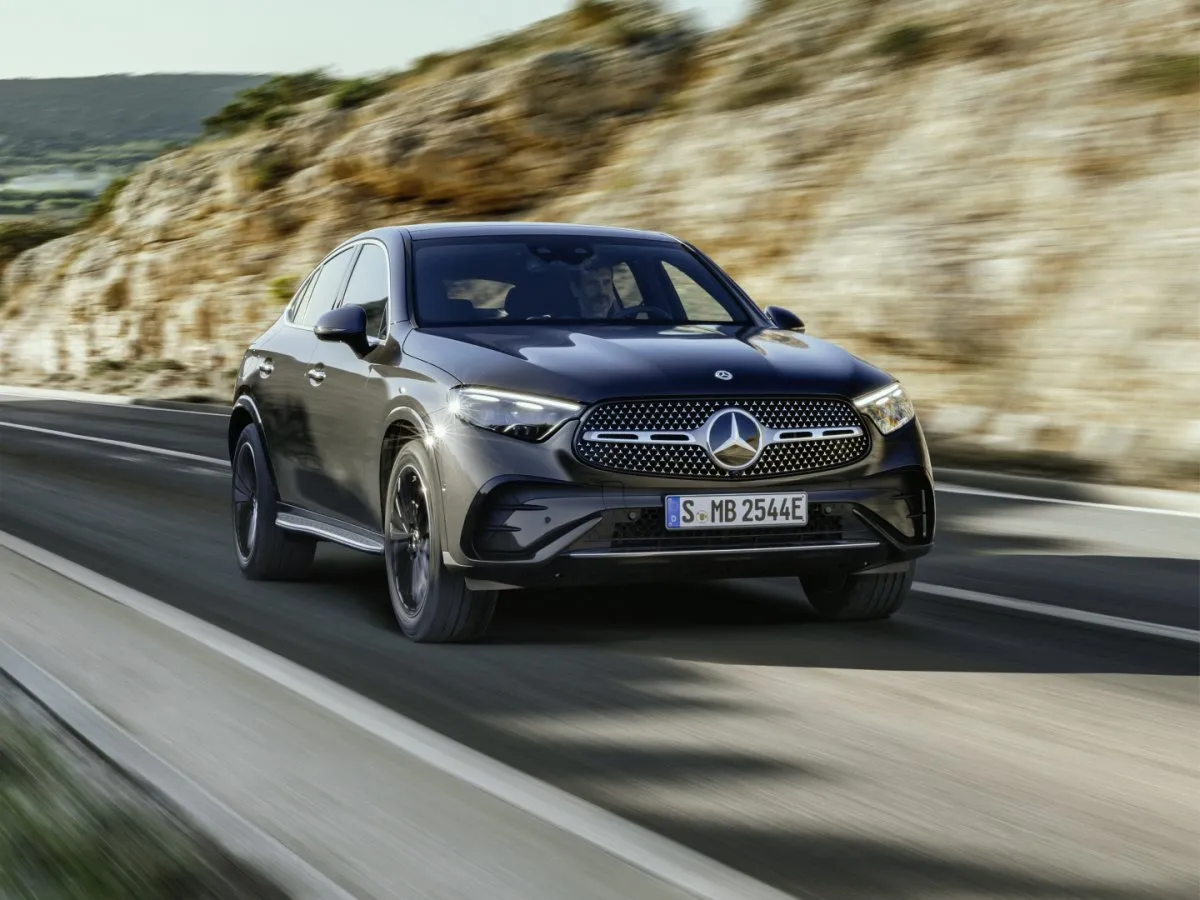 Mercedes-Benz GLC Coupé cornering