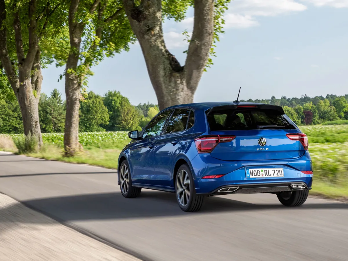 Volkswagen Polo from the rear