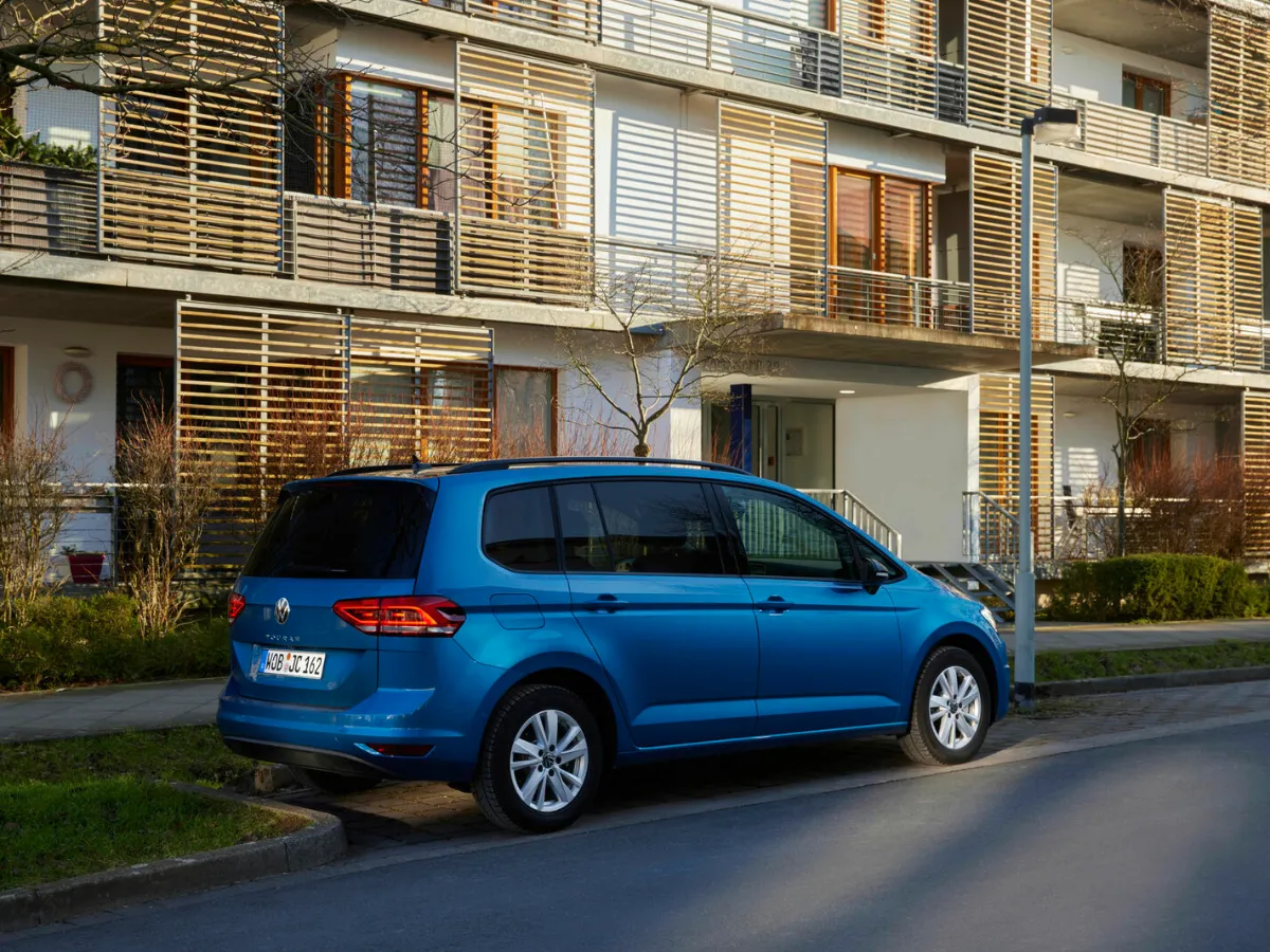 Volkswagen Touran from the rear