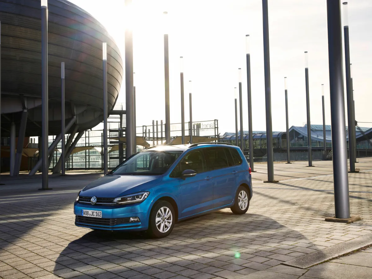 Volkswagen Touran in the evening light