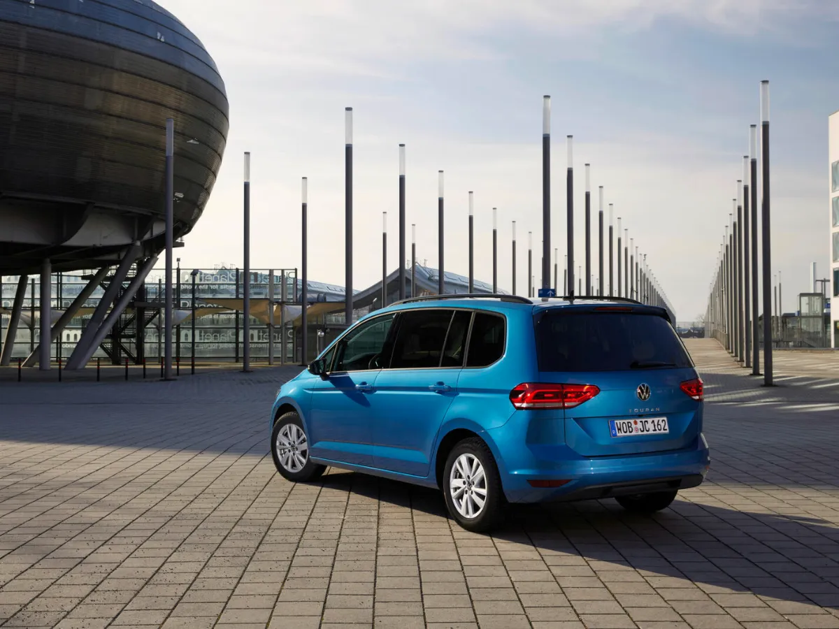 Volkswagen Touran from the rear