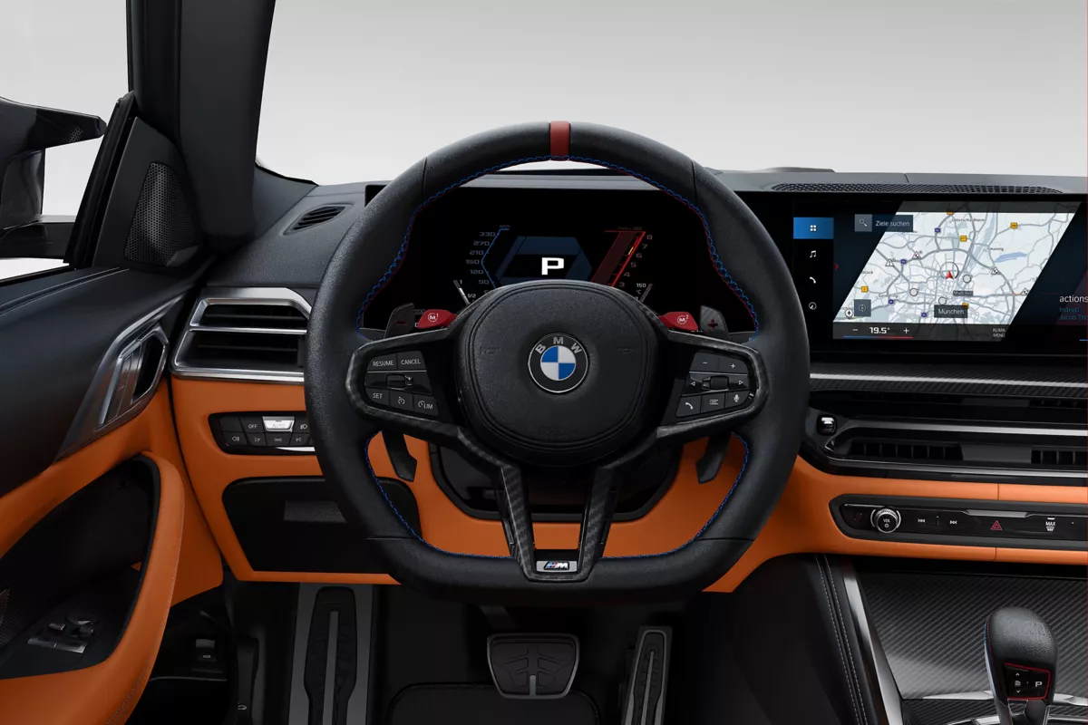 BMW M4 — volant M, detailní pohled
