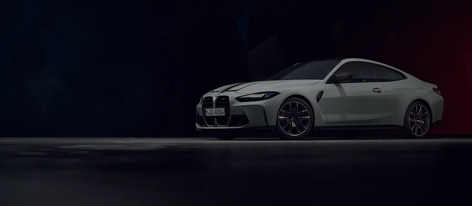 BMW M4 Coupé — exteriér, boční pohled, designový jazyk M G82