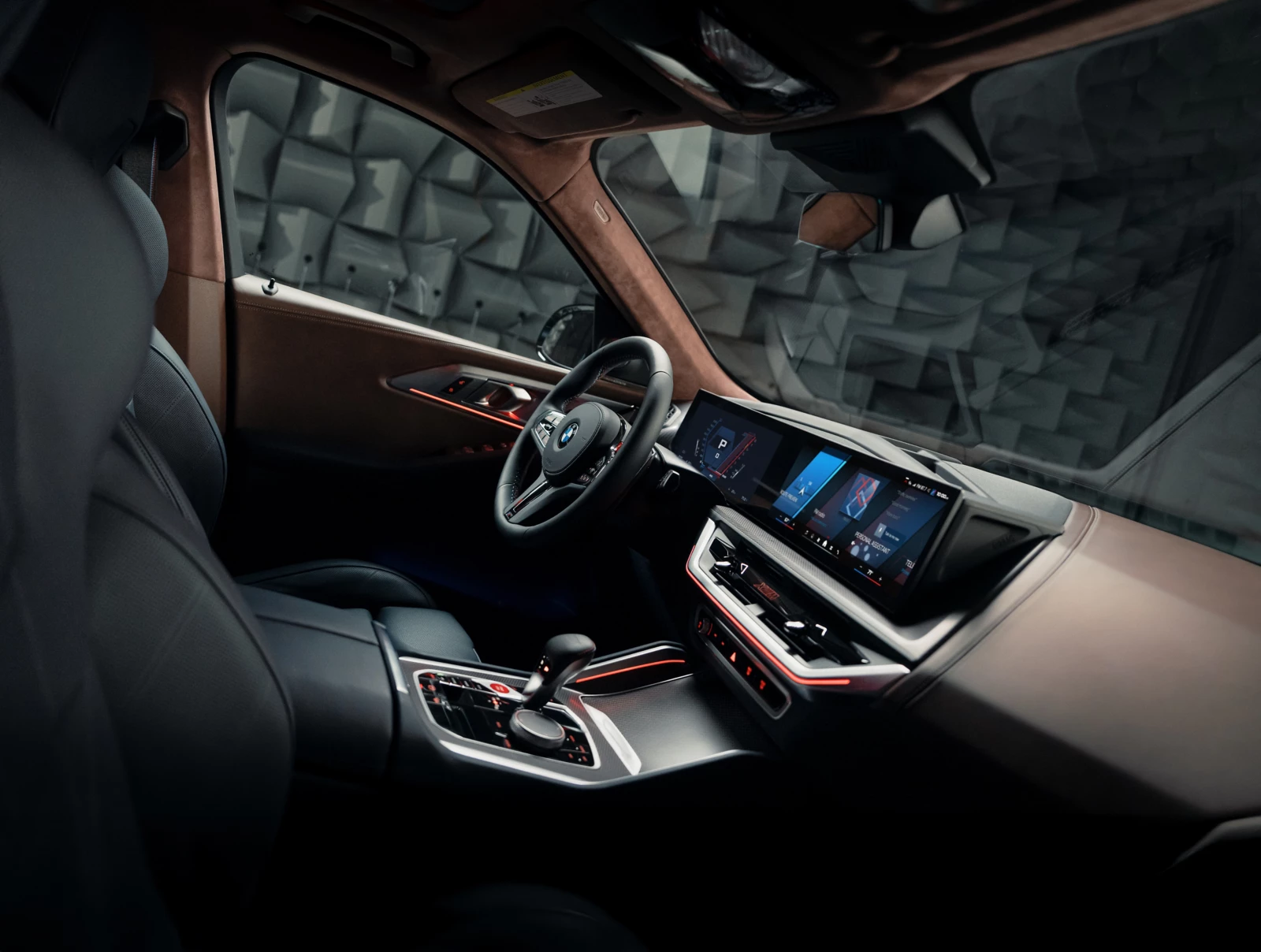 Interiér BMW XM M Lounge, zadní část