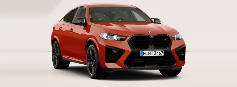 Roter BMW X6 M — Premium-Autovermietung